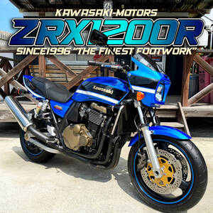 車検付き！ 走行距離2万キロ！ フェンダーレス ZRX1200R 検: ダエグ ゼファー 750 1100 xjr cb 750 Z900RS 1300 1000 GSX-S zxcv24160