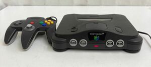 IR○ 通電確認済み Nintendo 64 ニンテンドー64 本体 コントローラーセット ブラック 任天堂 