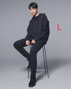 uniqlo ユニクロ +J プラスj プラスジェイ ユニクロユー ユニクロu セオリー ドライスウェットハーフジップパーカ パーカー ブラック L 