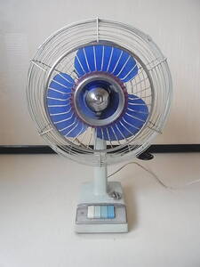 動作品　昭和レトロ◇ ナショナル 扇風機 F-25FE ELECTRIC FAN 動作品 25cm National レトロ扇風機 当時物