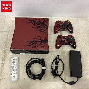 1円〜 箱無 動作確認/初期化済 Xbox 360 320GB GEARS OF WAR モデル 本体、コントローラー、ACアダプター 他