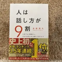 人は話し方が9割 永松茂久著