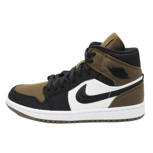 未使用 NIKE ナイキ 26.5cm WMNS AIR JORDAN 1 MID SE DV0427-301 ウィメンズ エア ジョーダン 1 ミッド LIGHT OLIVE 70016239