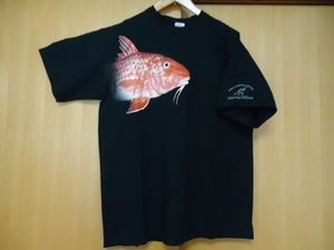 即決　ハワイ　マウイ島　MAUI SPORTING GOODS　Ｔシャツ　黒色　Ｌ　魚柄