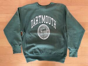 売り切り 90s XL ダートマス dartmouth チャンピオン リバースウィーブ Champion reverseweave USA製 美品 刺繍タグ アメリカ ヴィンテージ