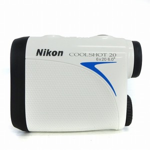 ニコン Nikon COOLSHOT 20 単眼鏡 スコープ 6×20 6.0 ゴルフ用レーザー距離計 白 ホワイト その他