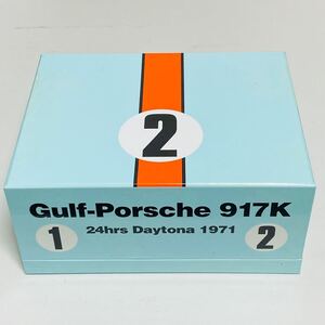 【美品】NSR 1/32 Gulf Porsche 917K 24hrs Daytona 1971 #1 #2 ポルシェ デイトナ ガルフ スロットカー ミニカー モデルカー 動作未確認