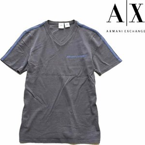 1点物◆アルマーニ エクスチェンジAX半袖VネックTシャツ古着メンズSMレディースOKアメカジ90sストリート/スポーツブランドポロシャツ373238