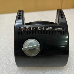 HY1109 TELE GOL 600型 三共精器　黒電話 受話器置き 昭和レトロ アンティーク コレクション 動作未確認　現状品