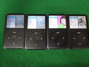 ユ■IP579　♪Apple iPod classic 80GB 4台セット Model No:A1238 ジャンク