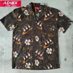 ADMIX ATELIER SAB MEN アロハシャツ L オープンカラー