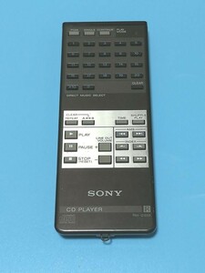 ★☆619ｋ05　除菌済　SONY / ソニー RM-D502 リモコン CDプレーヤー CDP-552ESD用　赤外線発光確認済　訳あり　電池蓋なし☆★