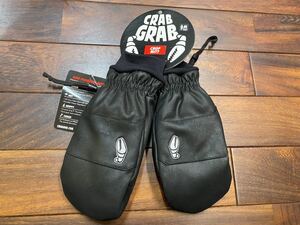 ★ クラブ グラブ チョップ ミット CRAB GRAB CHOP MITT スノーグローブ sizeM ブラック 新品未使用 スノーボード スキー ミトン 手袋