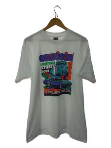 FRUIT OF THE LOOM◆90S/1994 CRUISIN/VINTAGE/車/Tシャツ/XL/コットン/WHT