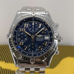 ブライトリング クロノマット A13050.1 腕時計 メンズ 自動巻き 稼働品 ギャランティ付 BREITLING ◆3107/SBS通り店