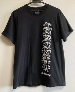 THRASHER×Keith Haring スラッシャー キースヘリング ポップアート ブラック 半袖 Tシャツ スケボー スケートボード