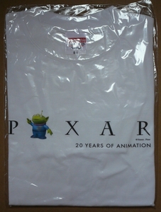 新品レア/トイストーリー/Pixarピクサー展Tシャツ/エイリアン/Ｓ