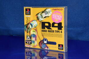 071713/絶版/当時物/新品/PS/R4 リッジレーサータイプ4/SONY/Namco/プレステ/プレイステーション/昭和レトロ/ビンテージ/激レア