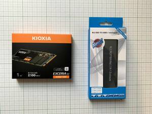 KIOXIA 1TB と　ケース　　共に新品