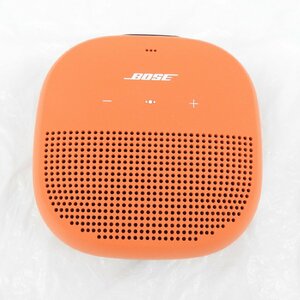 1円～【中古品】BOSE ボーズ Bluetoothスピーカー SoundLink Micro サウンドリンク マイクロ オレンジ 本体のみ 11661868 0909