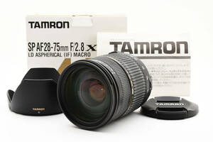 ★☆美品 TAMRON AF 28-75mm 1:2.8 IF MACRO ASPHERICAL LD XR Di SP ニコン 元箱付き #2161740☆★