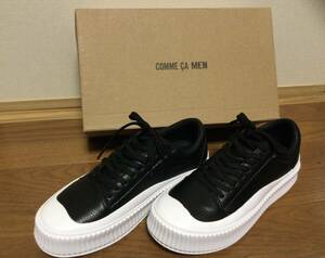 定価28,600円★NEW MODEL 2024★未使用★COMME CA MEN コムサメンスニーカー★ブラック系★25㎝★Y54