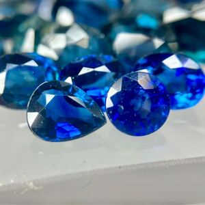 1円〜!!◆サファイアおまとめ51ct◆d 約10.2g ルース 裸石 宝石 Sapphire コランダム jewelry ジュエリー ブルー w3 ゆ15