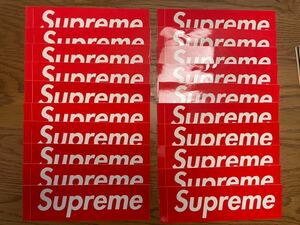 【20枚セット】 supreme sticker シュプリーム ステッカー boxlogo ボックスロゴ シール red 赤