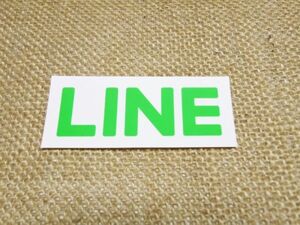 LINE 文字ロゴステッカー シール 小　マット