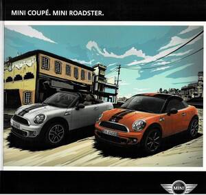 MINI　COUPE.　MINI　ROADSTER.　カタログ　2013年3月