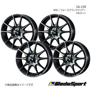 WedsSport/SA-25R レガシィアウトバック BP系 アルミホイール4本セット【17×7.5J 5-100 INSET48 WBC】0073718×4