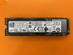 Intel m.2 512GB 2280 PCIe NVMe SSD フォーマット済み OK品 98012