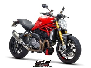 【国内在庫】SC-PROJECT SCプロジェクト SC1-R スリップオンサイレンサー ユーロ4対応 消音バッフル付属 ドゥカティ MONSTER 1200 R 