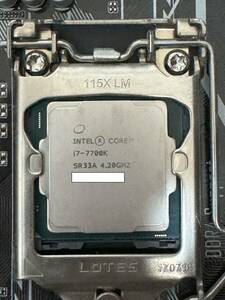 Core i7-7700K/ASUS PRIME H270M-PLUS/メモリ64GB