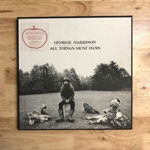 LP 2010年盤 GEORGE HARRISON/ALL THINGS MUST PASS[US盤::シュリンクに貼ってあったハイプステッカーなど付属品完備]★ジョージ・ハリスン