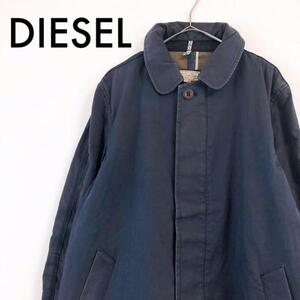 DIESEL　ディーゼル　トレンチコート　チェスターコート　ネイビー　大人気