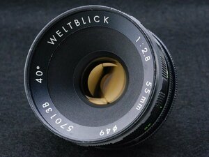 WELTBLICK 55mm F2.8 M42 マウント !!!! 気候の良いドイツ直輸入品!!! 0620