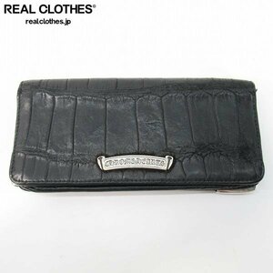 CHROME HEARTS/クロムハーツ シングルフォールド ロングウォレット/長財布 同梱×/D6X