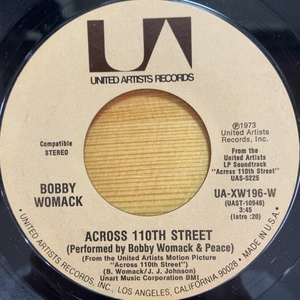 BOBBY WOMACK ACROSS 110TH STREET 45