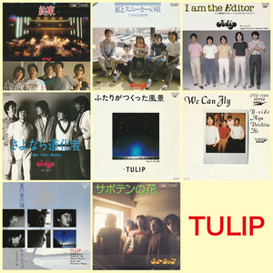 ★チューリップ「TULIPのシングル盤」8枚セット(1975-83年)良好★