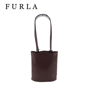 フルラ トートバッグ トート ショルダー バッグ レディース フラワーモチーフ FURLA 中古