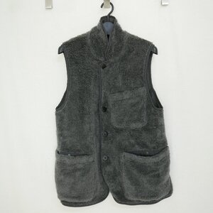 21AW VISVIM SPORTS ヴィズヴィムスポーツ VS GILET BOA (SUPERFINE) メンズ リバーシブル ウール ボア ベストGRAY 2 0121408013002