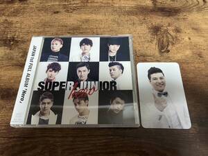 SUPER JUNIOR CD「HERO」DVD付トレカ(シンドン)付き●