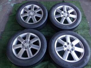 即決 トヨタ 純正 ノア ヴォクシー 16x6J(+50)PCD114.3-5穴 205/60R16 タイヤ ホイール 4本/60(30)【6-27608】宅配不可(福通営業所止)