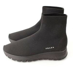 名作 PRADA ソックス スニーカー ブーツ 4T 3478 プラダ 6 ブラック