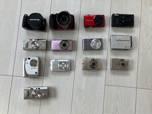 ☆送料無料☆ デジタルカメラ デジカメ カメラ SONY CASIO Canon Nikon FUJIFILM OLYMPUS など まとめ 動作未確認 計13台 ※ジャンク品※