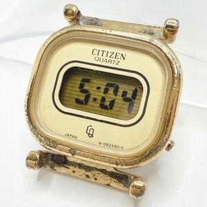 稼動品 CITIZEN シチズン 4-092937 デジタルレディ クオーツ スクエア レディース 腕時計 ヴィンテージ UKTC①