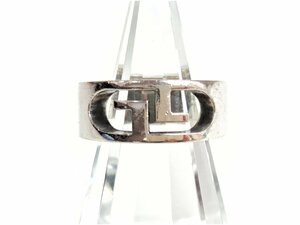 グッチ　GUCCI　GGロゴ　リング　指輪　サイズ刻印:9/実寸:8～9号　シルバー925　YAS-11116