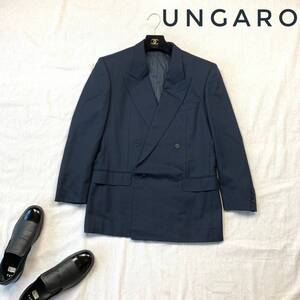 厳選★レア　ユ一バイウンガロ　U by ungaro　ウール100　テーラードジャケット 総仕立て　94A6　Mサイズほど