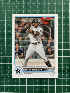 ★TOPPS MLB 2022 UPDATE #US257 JORGE SOLER［MIAMI MARLINS］ベースカード「BASE」★